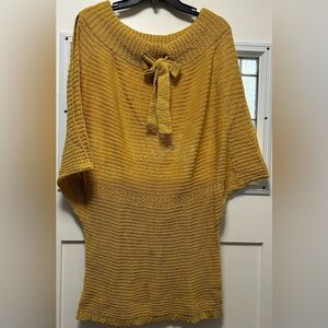 Moliorelio Split-Sleeve Sweater Mustard Woman's (38)